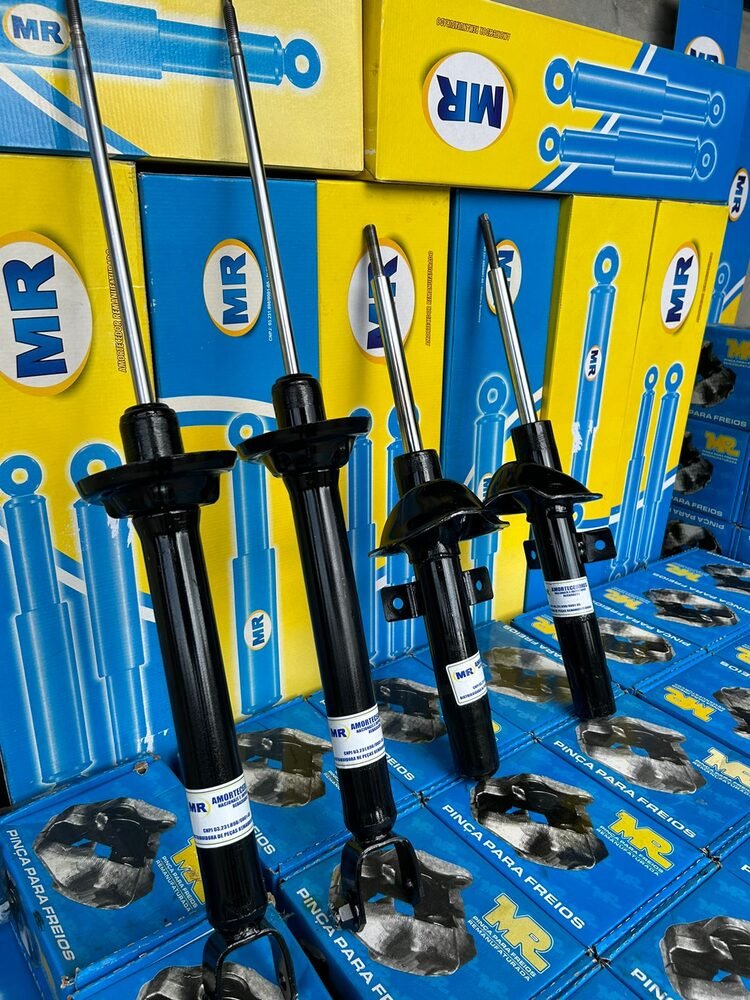 Amortecedores remanufaturados, prontos no estoque da MR Auto Center
