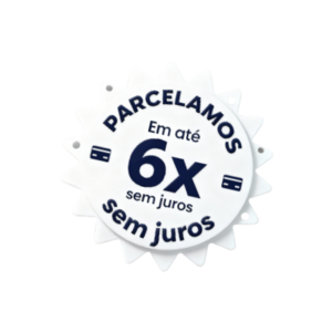 Parcelamos em até 6x sem juros